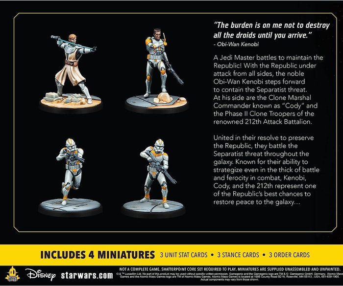 Star Wars Shatterpoint: Hello There (General Kenobi Squad) Expansion Pack