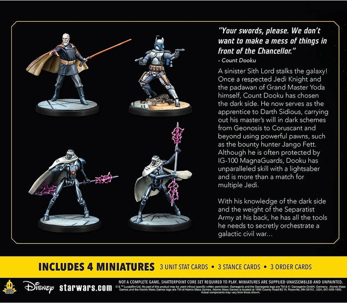 Star Wars Shatterpoint: Twice The Pride (Count Dooku Squad) Expansion Pack