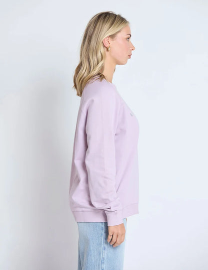 STELLA & GEMMA  SGSW8280 CLASSIC  SWEATER LILAC