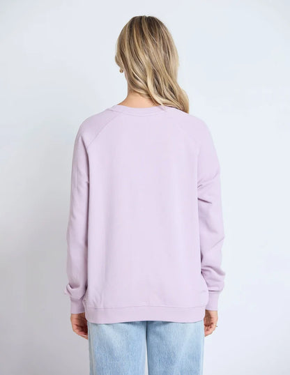 STELLA & GEMMA  SGSW8280 CLASSIC  SWEATER LILAC