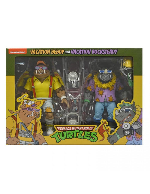 Teenage Mutant Ninja Turtles Cartoon 7 Inch Ultimate Action Figure 2-Pack - Vacation Bebop & Rocksteady