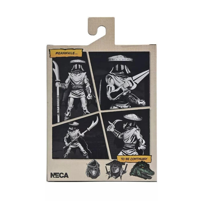 Teenage Mutant Ninja Turtles Comic 7 Inch Ultimate Action Figure - Elite Foot Ninja Guard B/W (Mirage Comics)