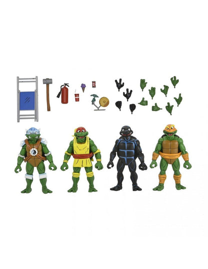Teenage Mutant Ninja Turtles Stump Comic 7 Inch Ultimate Action Figure - Wrestling Turtles 4-Pack (Archie Comics)
