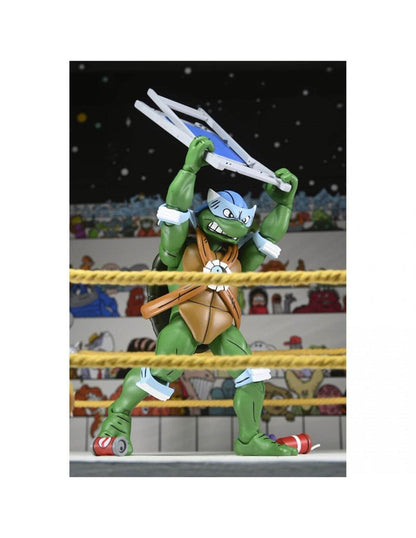 Teenage Mutant Ninja Turtles Stump Comic 7 Inch Ultimate Action Figure - Wrestling Turtles 4-Pack (Archie Comics)