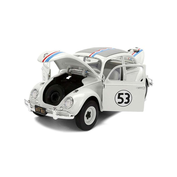 The Love Bug 1:24 Scale Jada Hollywood Rides Die Cast Vehicle - Herbie Volkswagen Beetle