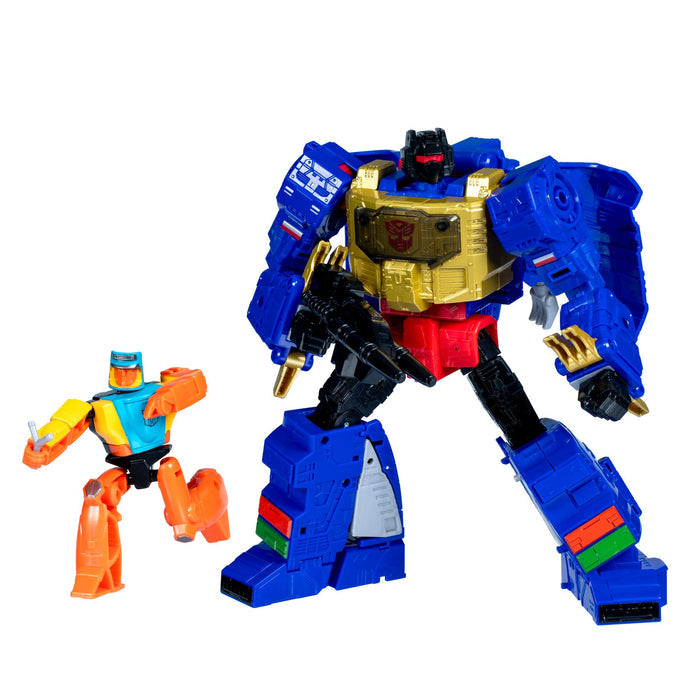 Transformers Age of The Primes Leader Class Action Figure - G2 Universe Grimlock & Autobot Wheelie