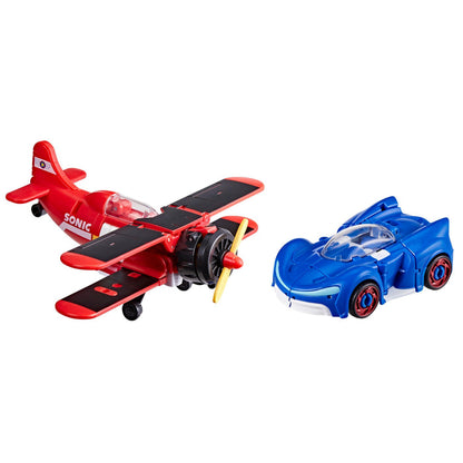 Transformers X Sonic The Hedgehog Action Figure 2-pack - Wingtail & Blue Booster