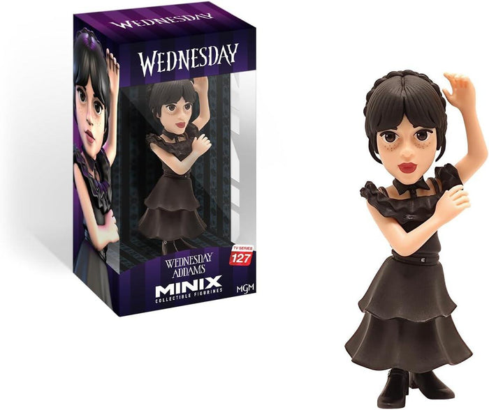 Wednesday Minix 5 Inch Collectible Figurine - Wednesday Addams (Ball Dress)