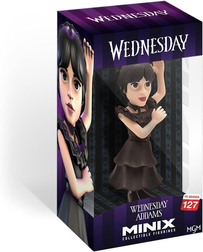 Wednesday Minix 5 Inch Collectible Figurine - Wednesday Addams (Ball Dress)
