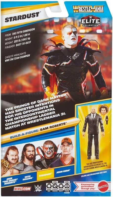 WWE Elite Wrestlemania Action Figure - Stardust