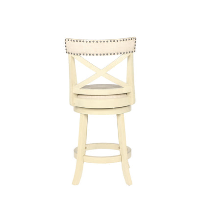 YORK 24" COUNTER STOOL-WHITE