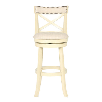 YORK 29" BAR STOOL-WHITE